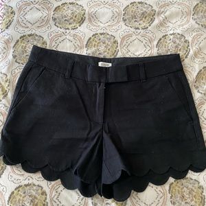 J crew scalloped shorts